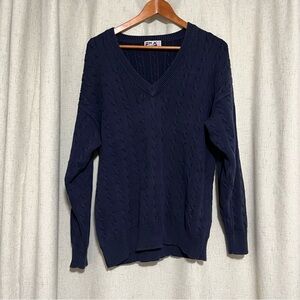 Vintage FILA Cable Knit Sweater